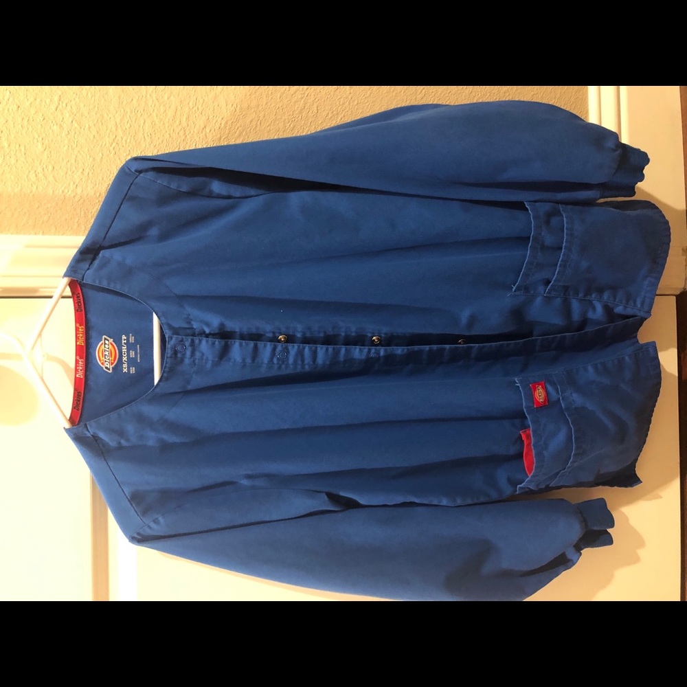 Used Dickies Scrub Blue Jacket XS